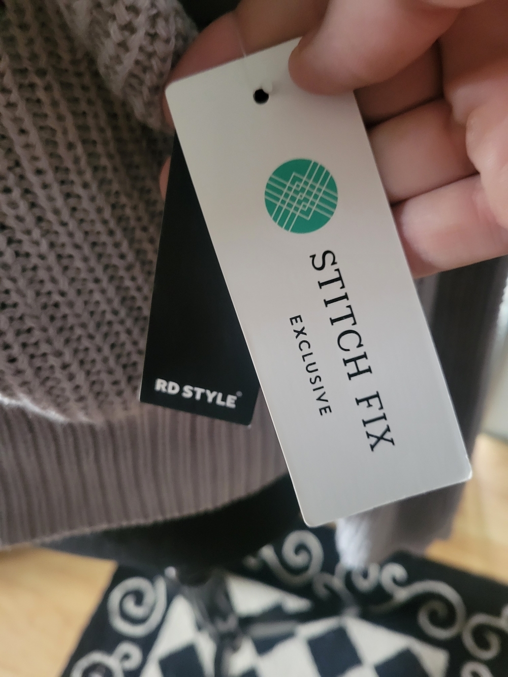RD Style Light Gray Ribbed Zip Cardigan - Picture 5 of 5